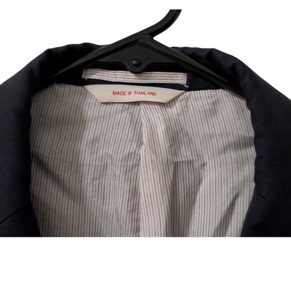 Brooks Brothers Red Fleece Marzotto Tessuto Navy Wool Blazer Jacket Men's 38S - Picture 10 of 13